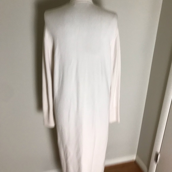 Zara Long Cream Sweater Cardigan - Picture 6 of 7